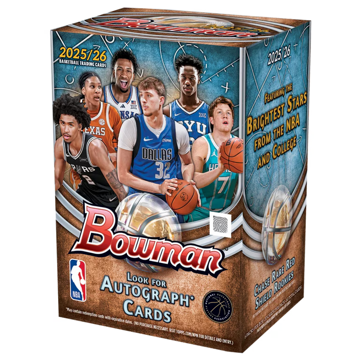 Sports Cards Topps - 2025-26 - Basketball - Bowman - Blaster Value Box - Cardboard Memories Inc.