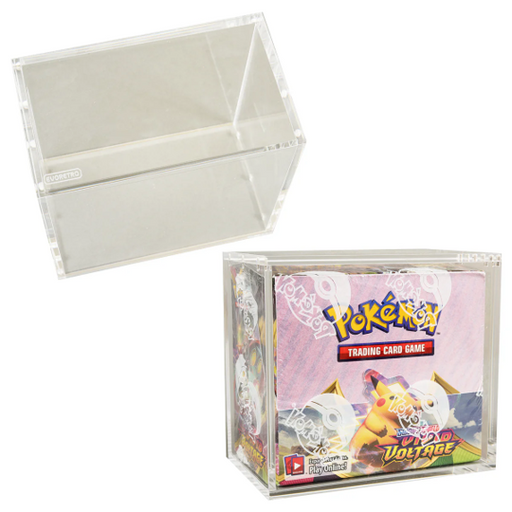 Comic Supplies Evoretro - Acrylic Booster Box Display with Magnetic Lid - Cardboard Memories Inc.