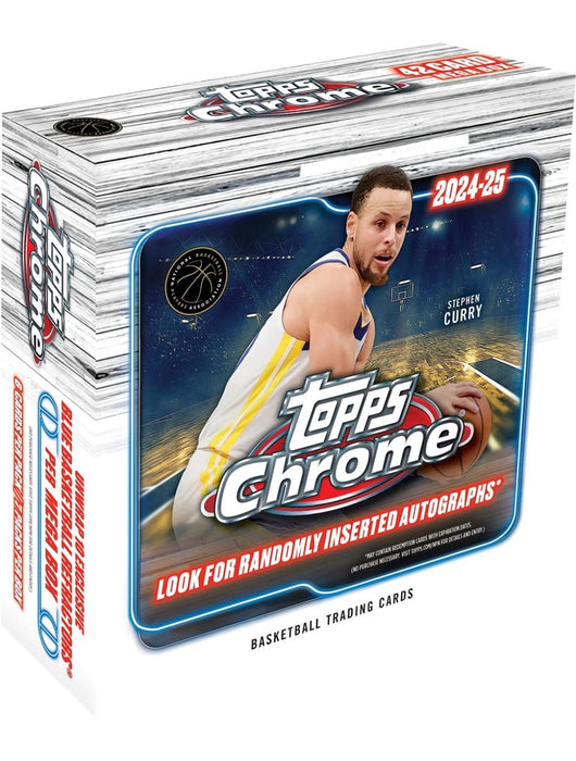 Sports Cards Topps - 2024-25 - Basketball - Chrome - Mega Box - Cardboard Memories Inc.
