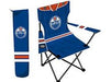 Supplies Top Dog - NHL - Adult Folding Chair - Edmonton Oilers - Cardboard Memories Inc.