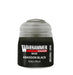 Paints and Paint Accessories Warhammer Colour - Base - Abaddon Black - 21-25 - Cardboard Memories Inc.