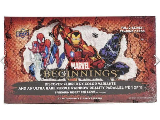 Non Sports Cards Upper Deck - 2021 - Marvel - Beginning Volume 1 - Hobby Box - Cardboard Memories Inc.