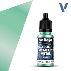 Acrylicos Vallejo - True Metallic Metal - Light - Beetle Green - 77 113