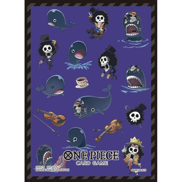 Collectible Card Games Bandai - One Piece Card Game - Brook & Laboon - Card Sleeves - Standard 70ct - Cardboard Memories Inc.