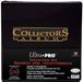 Supplies Ultra Pro - Binder - 3 Inch - Black Collectors Album Set with 100 9-Pocket Pages - Cardboard Memories Inc.