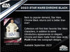 Non Sports Cards Topps - Star Wars - 2023 - Chrome Black - Hobby Box - Cardboard Memories Inc.