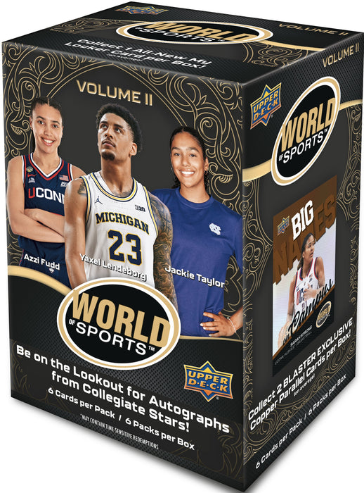 Sports Cards Upper Deck - 2025 - World of Sports - Volume 2 - Blaster Box - Cardboard Memories Inc.