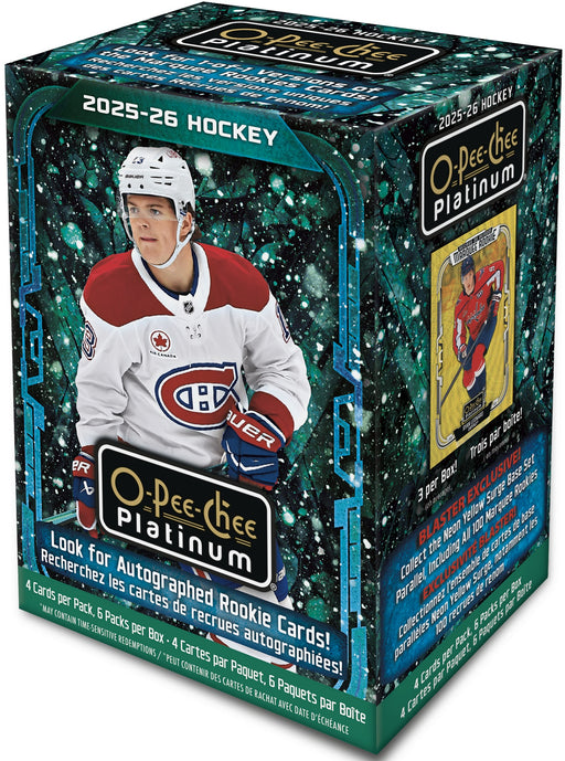 Sports Cards Upper Deck - 2025-26 - Hockey - O-Pee-Chee Platinum - Blaster Box - Cardboard Memories Inc.