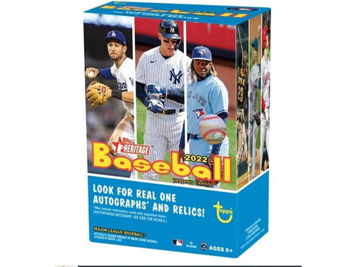Sports Cards Topps - 2022 - Baseball - Heritage - Trading Card Blaster Box - Cardboard Memories Inc.