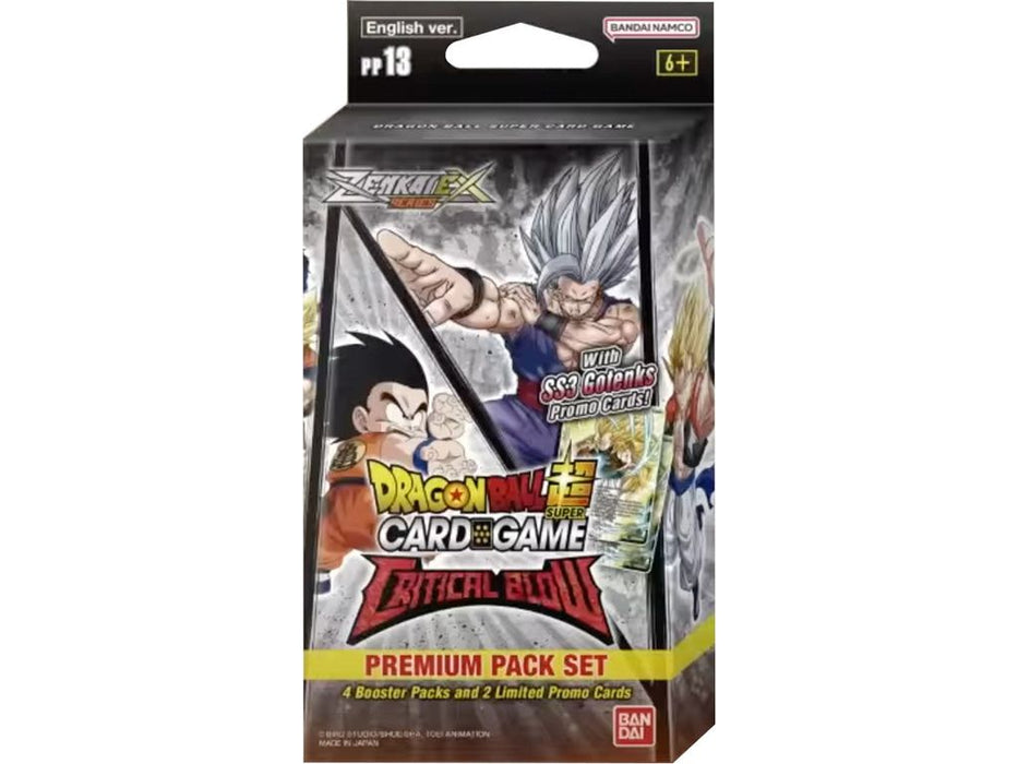 collectible card game Bandai - Dragon Ball Super - Critical Blow - Premium Pack Set - Cardboard Memories Inc.