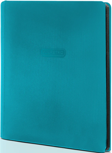 Card Supplies Evoretro - 9 Pocket Binder with Zipper - Blue - Cardboard Memories Inc.