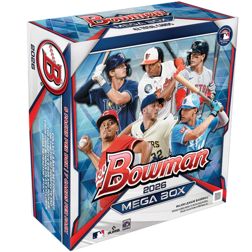 Sports Cards Topps - 2026 - Baseball - Bowman - Mega Box - Cardboard Memories Inc.
