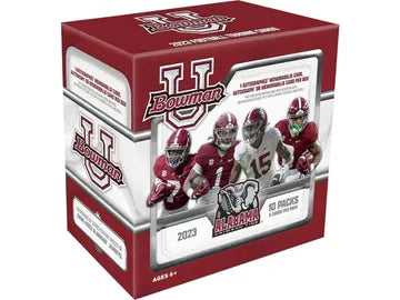 Sports Cards Topps - Football - Bowman University - Alabama - Blaster Box - Cardboard Memories Inc.