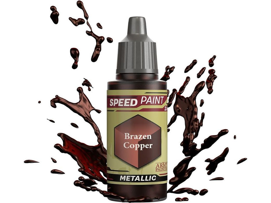 Paints and Paint Accessories Army Painter - Warpaints - Speedpaint - Brazen Copper - WP2073 - Cardboard Memories Inc.