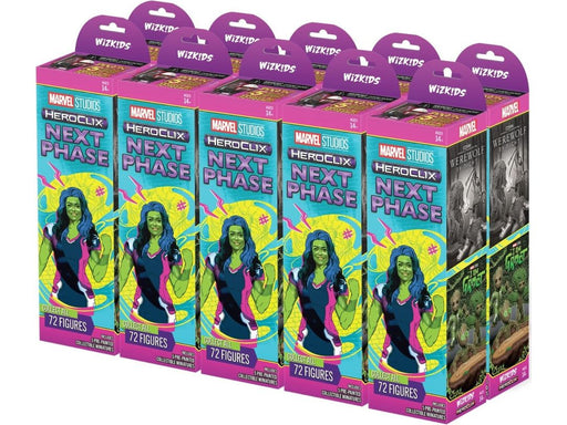 Collectible Miniature Games Wizkids - Marvel - HeroClix - Next Phase - Booster Brick - Cardboard Memories Inc.