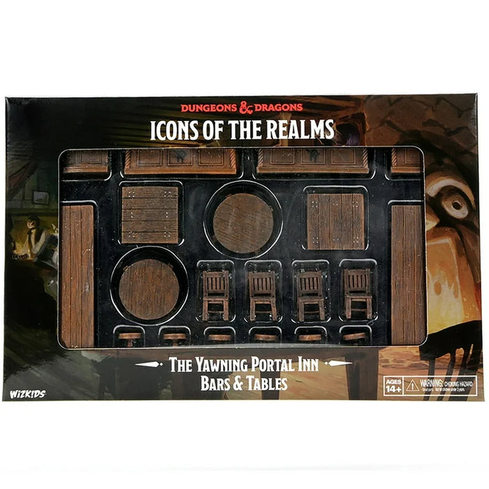 Role Playing Games Wizards of the Coast - Dungeons and Dragons - Icons of the Realms - The Yawning Portal Inn - Bars and Tables - Cardboard Memories Inc.