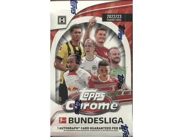 Sports Cards Topps - 2023 - Soccer - Bundesliga - Chrome - Hobby Box - Cardboard Memories Inc.