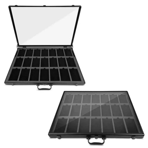 Comic Supplies Evoretro - Graded Card Display Case 21-Slot Secure Showcase - Cardboard Memories Inc.