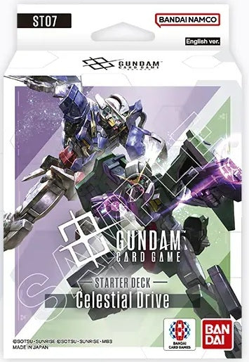 collectible card game Bandai - Gundam Card Game - ST-07 - Celestial Drive - Starter Deck - Cardboard Memories Inc.