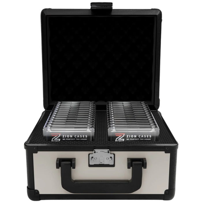 Zion Cases - Slab Case - 2 Row - Carbon Fiber White