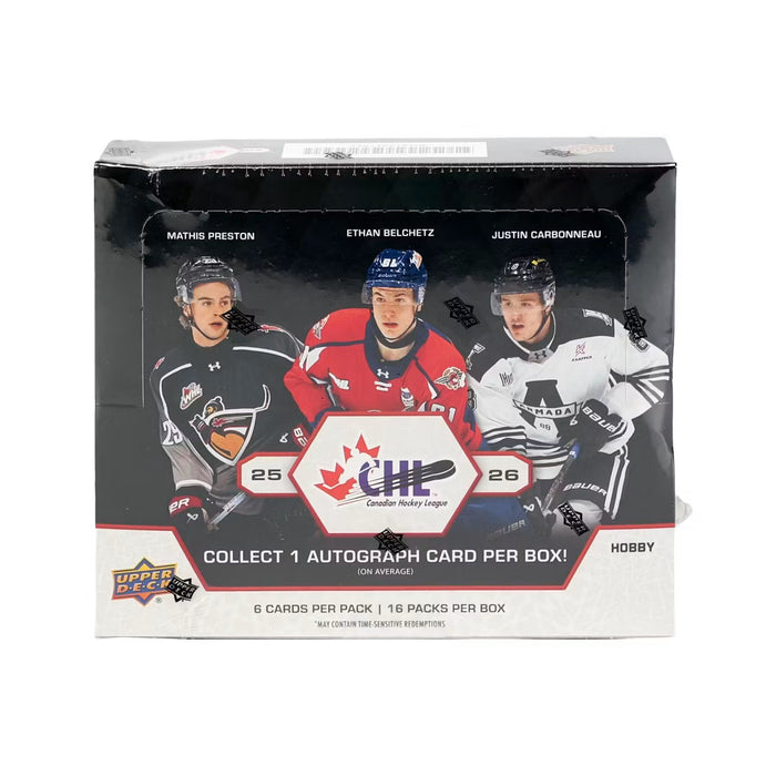 Upper Deck - 2025-26 - Hockey - CHL - Hobby Box