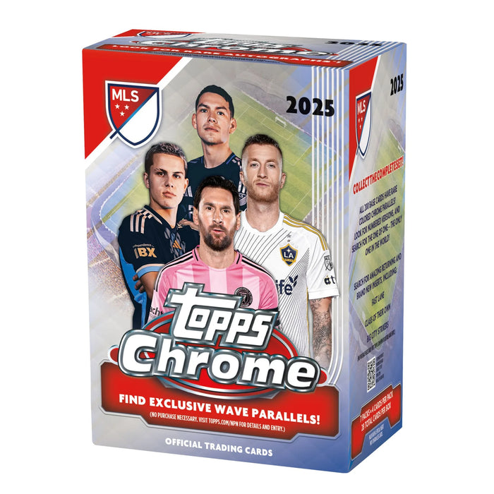 Sports Cards Topps - 2025 - Soccer - Major League Soccer - Chrome - Blaster Value Box - Cardboard Memories Inc.