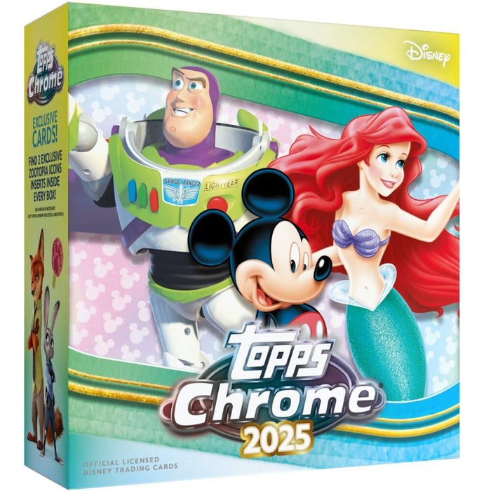 Sports Cards Topps - 2025 - Disney - Chrome - Mega Box - Cardboard Memories Inc.