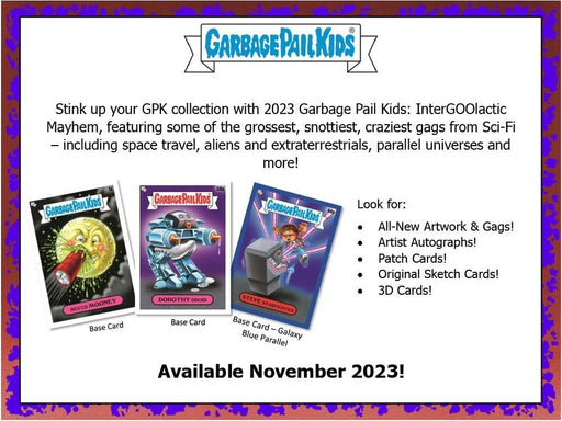 Non Sports Cards Topps - 2023 - Series 2 - Garbage Pail Kids - Collector Box - Cardboard Memories Inc.