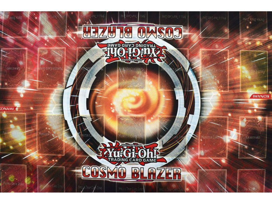 Trading Card Games Konami - Yu-Gi-Oh! - Cosmo Blazer - 2 Player Double Rubber Playmat - Cardboard Memories Inc.