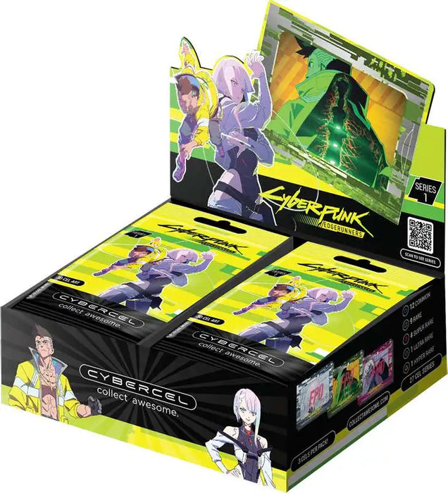 Non Sports Cards Cybercel - Anime Cards - Cyberpunk Edgerunners - Hobby Box - Cardboard Memories Inc.