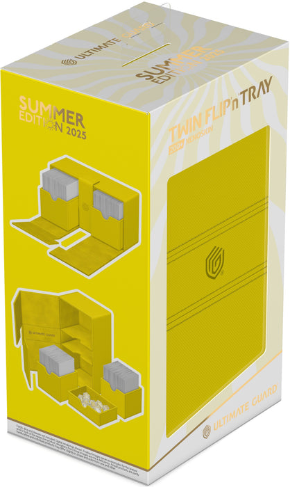 Supplies Ultimate Guard - Twin Flip N Tray Deck Case - Dandelion Xenoskin - Summer Edition 2025 - 200 - Cardboard Memories Inc.