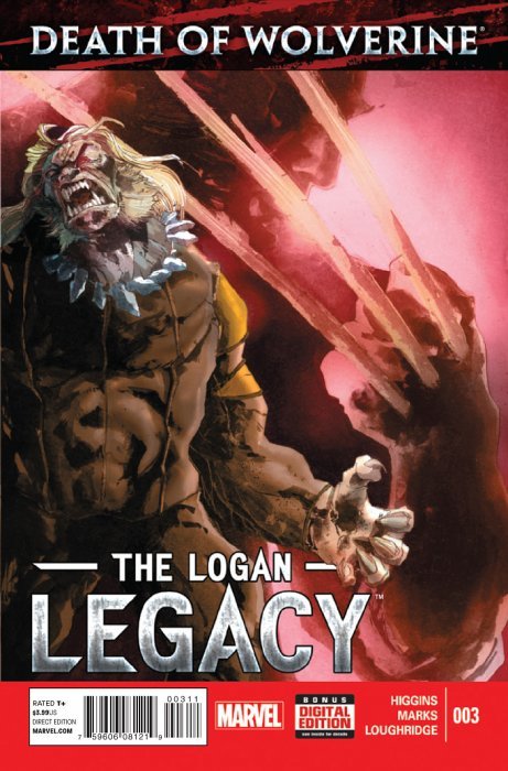 Comic Books Marvel Comics - Death of Wolverine The Logan Legacy 003 (Cond. FN) - 0763 - Cardboard Memories Inc.