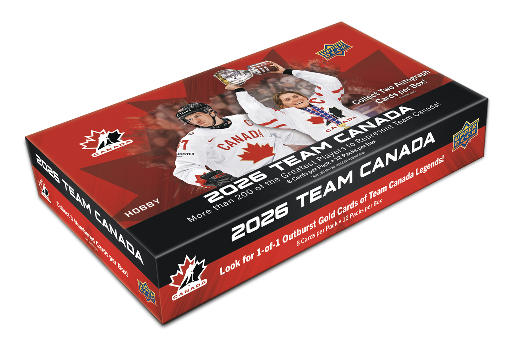 Sports Cards Upper Deck - 2025-26 - Hockey - Team Canada Hockey - Hobby Box - Pre-Order June 17th 2026 - Cardboard Memories Inc.