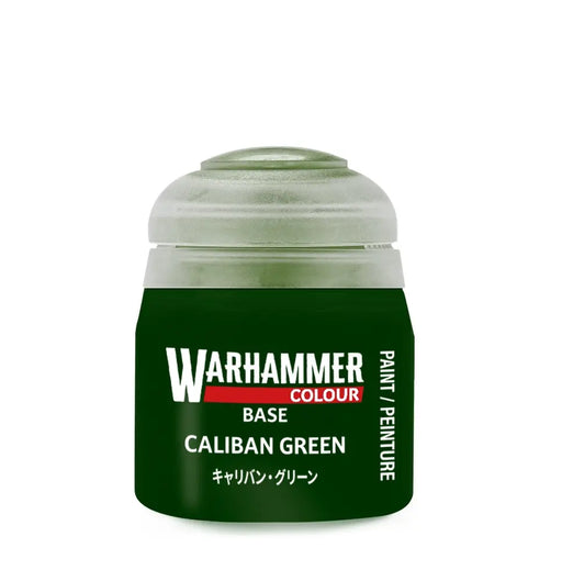 Paints and Paint Accessories Warhammer Colour - Base - Caliban Green - 21-12 - Cardboard Memories Inc.