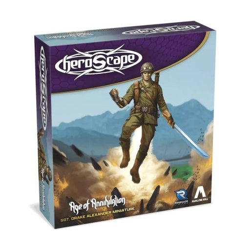 Action Figures and Toys Renegade Game Studios - Heroscape - Sgt. Drake Alexander Miniature - Cardboard Memories Inc.