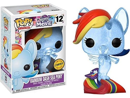 Action Figures and Toys POP! - Movies - My Little Pony The Movie - Rainbow Dash Sea Pony - Chase - Cardboard Memories Inc.