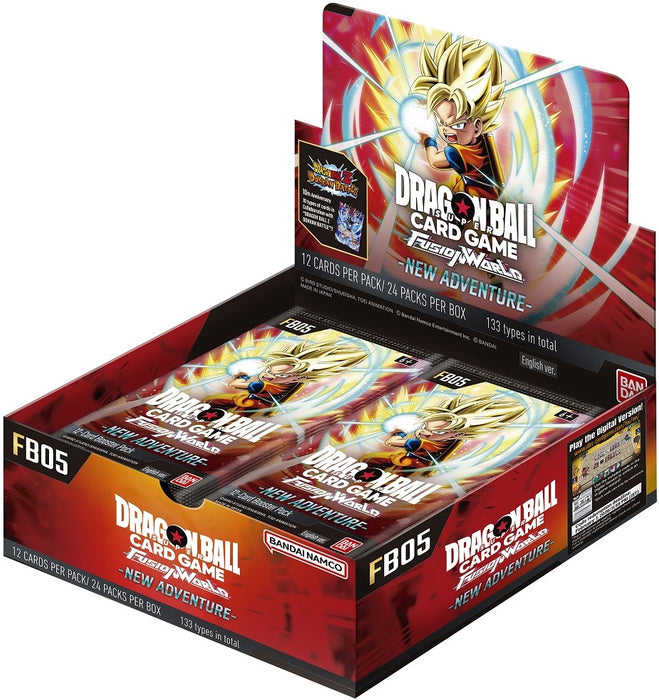 Trading Card Games Bandai - Dragon Ball Super - Fusion World 5 - New Adventure - Booster Box - Cardboard Memories Inc.