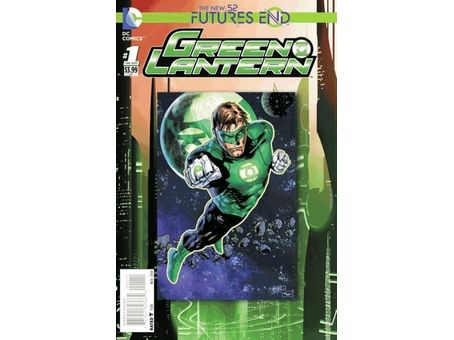 Comic Books DC Comics - Green Lantern Futures End (2014) 001 - Cover A Lenticular Variant Ediiton (Cond. VF-) - 19720 - Cardboard Memories Inc.