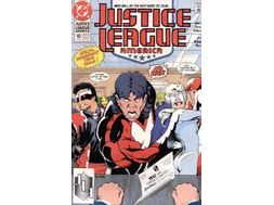Comic Books DC Comics -  Justice League America 042 (Cond. VF-) - 19835 - Cardboard Memories Inc.