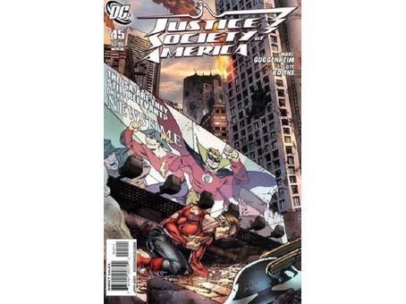 Comic Books DC Comics -  Justice Society Of America 045 (Cond. VF-) - 19843 - Cardboard Memories Inc.