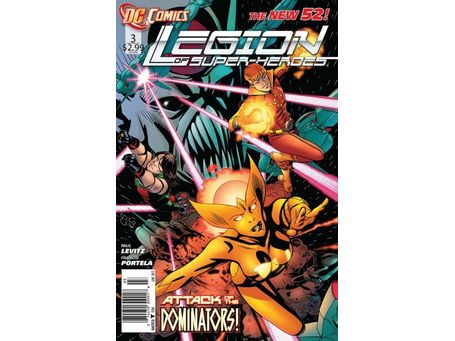 Comic Books DC Comics -  Legion Of Super-Heroes (2011) 003 (Cond. VF-) - 19855 - Cardboard Memories Inc.