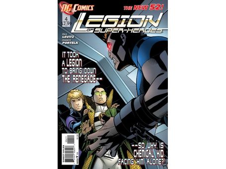 Comic Books DC Comics -  Legion Of Super-Heroes (2011) 004 (Cond. VF-) - 19858 - Cardboard Memories Inc.