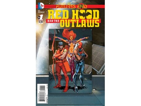 Comic Books DC Comics Red Hood Outlaws Futures End 001 Holographic Cover (Cond. VF-) 19465 - Cardboard Memories Inc.