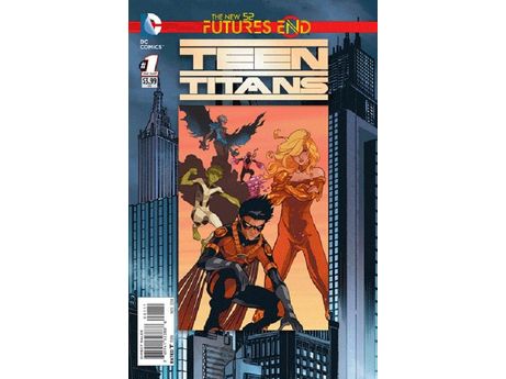 Comic Books DC Comics - Teen Titans Futures End 001 Holographic Cover (Cond. VF-) - 19466 - Cardboard Memories Inc.