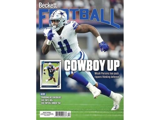 Price Guides Beckett - Football Price Guide - December 2022 - Vol 35 - No. 12 - Cardboard Memories Inc.