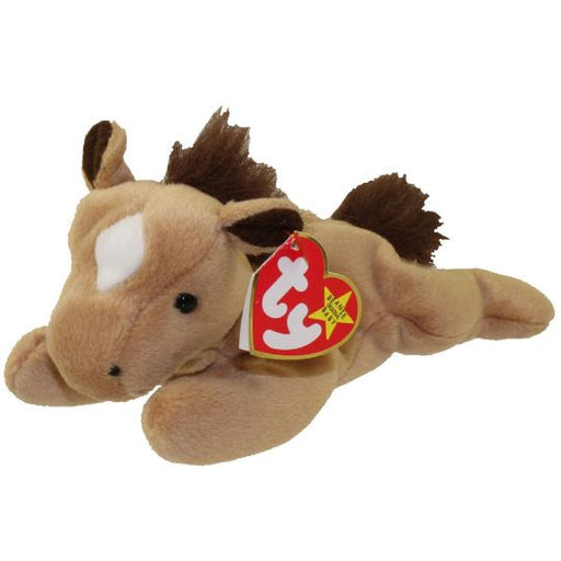 Plush TY Beanie Baby - Derby the Horse - Cardboard Memories Inc.