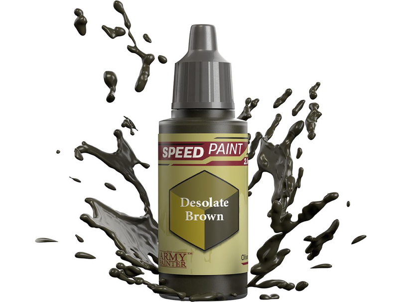 Paints and Paint Accessories Army Painter - Warpaints - Speedpaint - Desolate Brown - WP2040 - Cardboard Memories Inc.