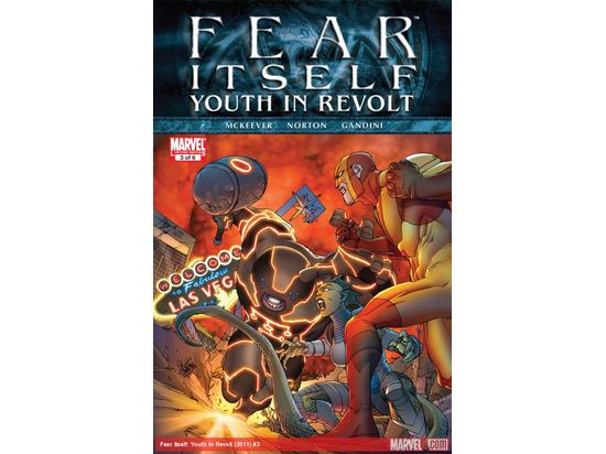 Comic Books Marvel Comics - Fear Itself Youth in Revolt (2011) 003 (Cond. FN-) 21062 - Cardboard Memories Inc.
