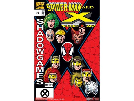 Comic Books Marvel Comics - Spider-Man and X-Factor Shadowgames (1994) 003 (Cond. FN-) 20293 - Cardboard Memories Inc.