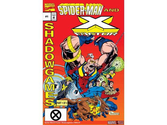 Comic Books Marvel Comics - Spider-Man and X-Factor Shadowgames (1994) 001 (Cond. FN+) 20294 - Cardboard Memories Inc.